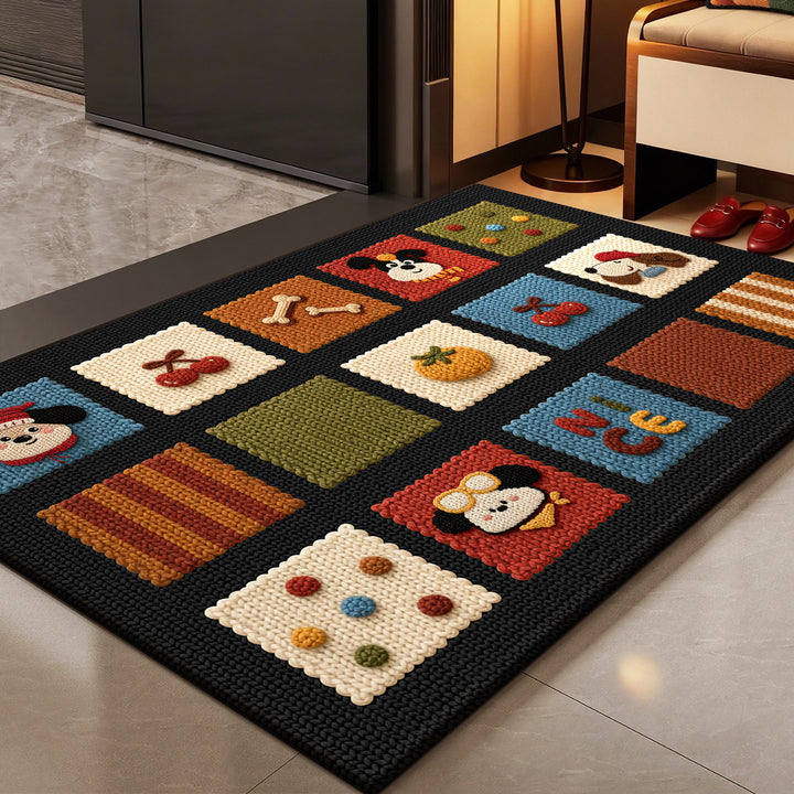 Cartoon-Themed Soft Area Rug