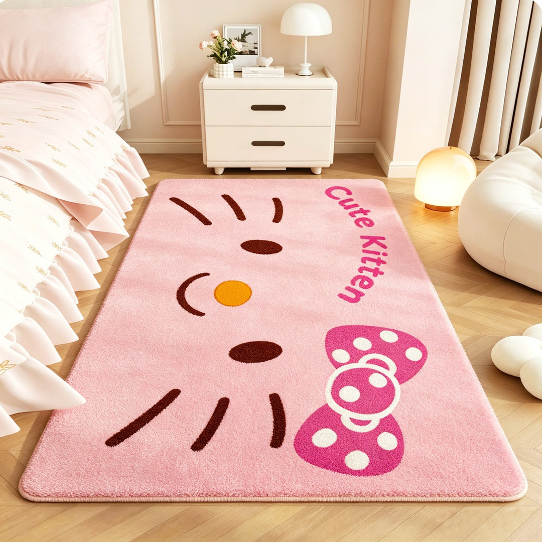 Cute Cartoon Kitten Bath Mat