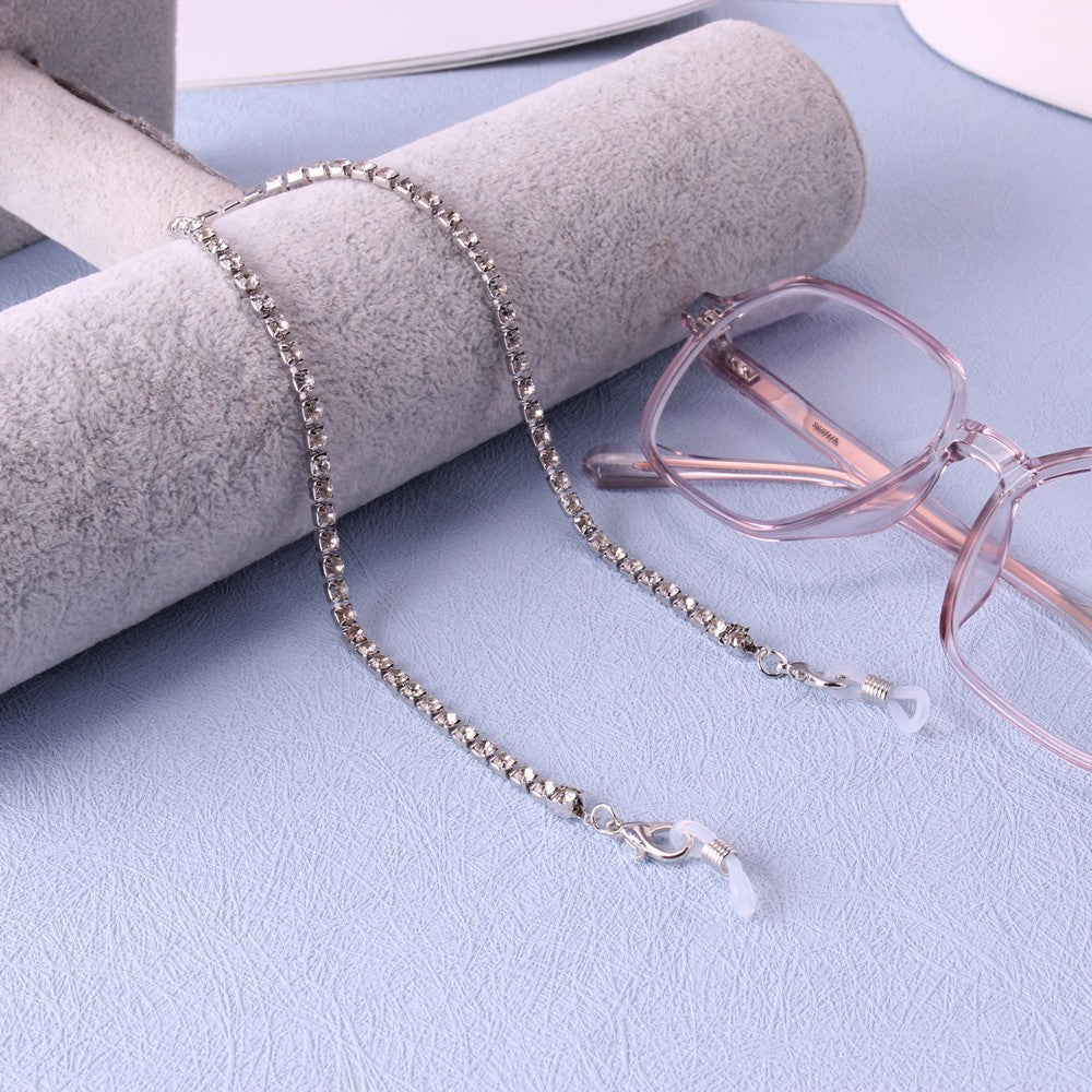 Sparkling Rhinestone Eyewear Chain Kalsten