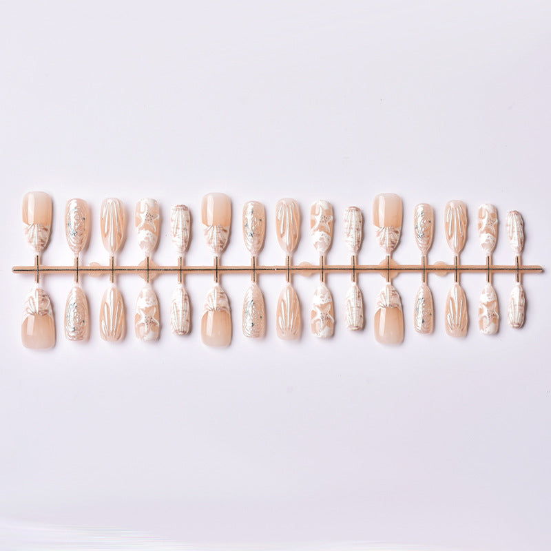 Luxury Artistic Press-On Nail Art Set