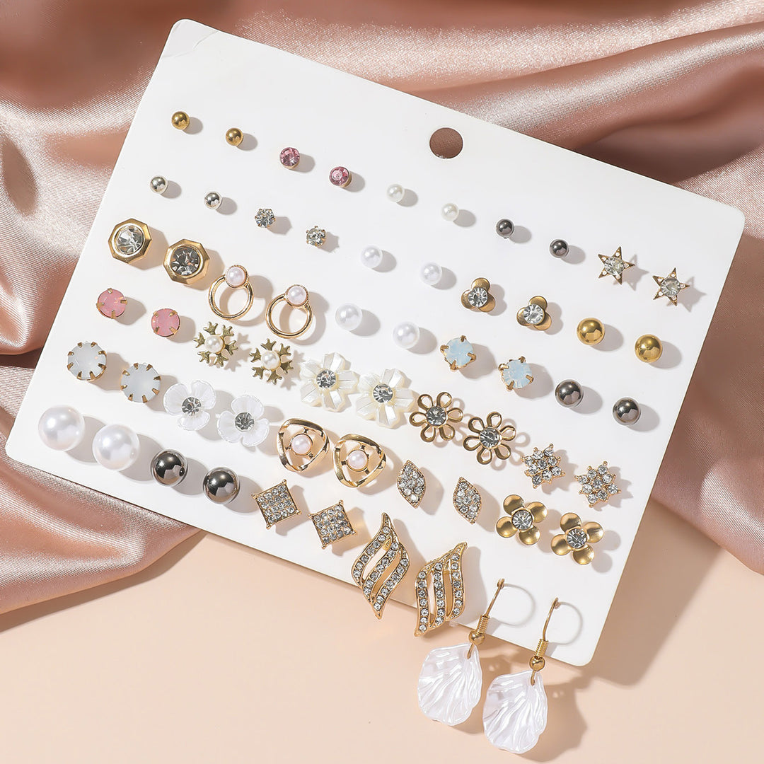 Earring set with gold accents Kalsten