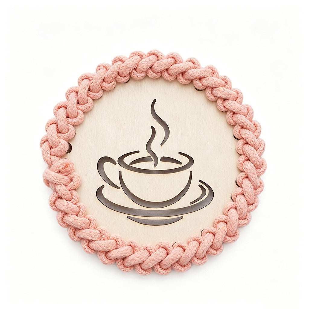 Decorative Macrame Coffee Cup Coaster Kalsten