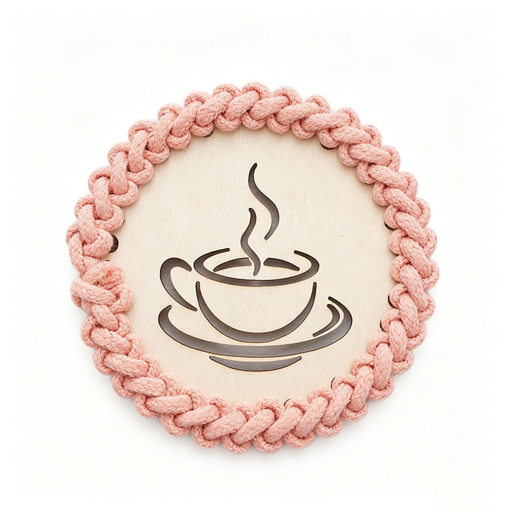 Decorative Macrame Coffee Cup Coaster Kalsten