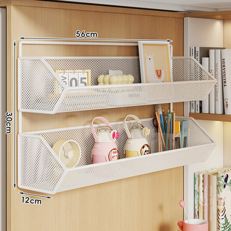 Over-Cabinet Mesh Hanging Storage Basket Shelf Organizer