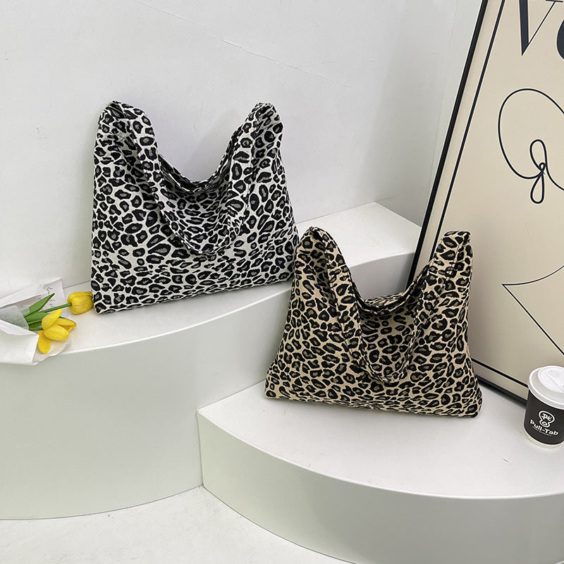 Stylish Leopard Print Shoulder Bag