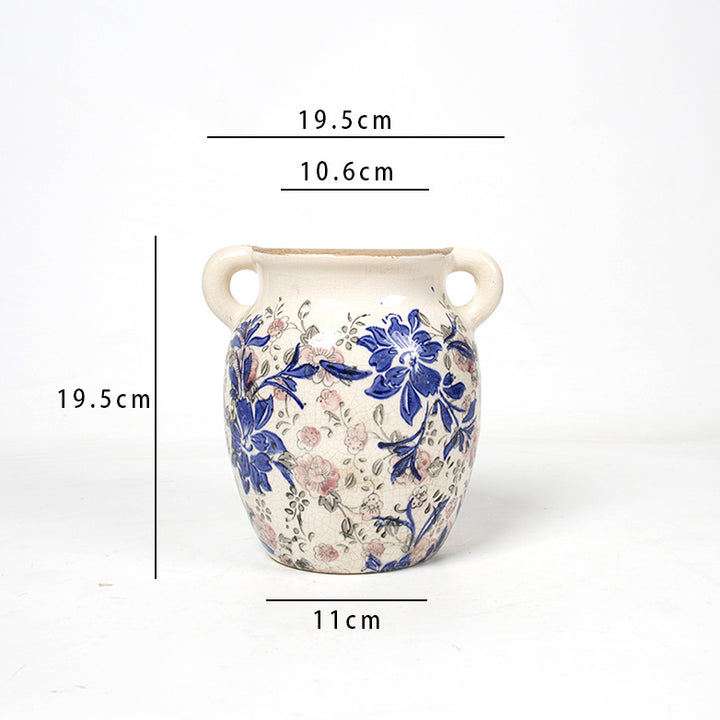 Flower decoration vessel with playful pattern Kalsten