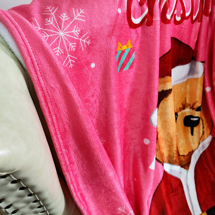 Women's Christmas blanket with festive design Kalsten
