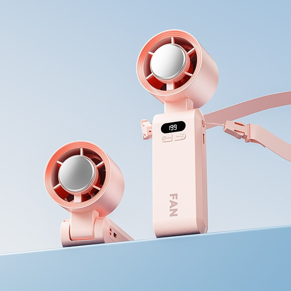 Unisex Portable Multifunction Fan with Digital Temperature Display Kalsten