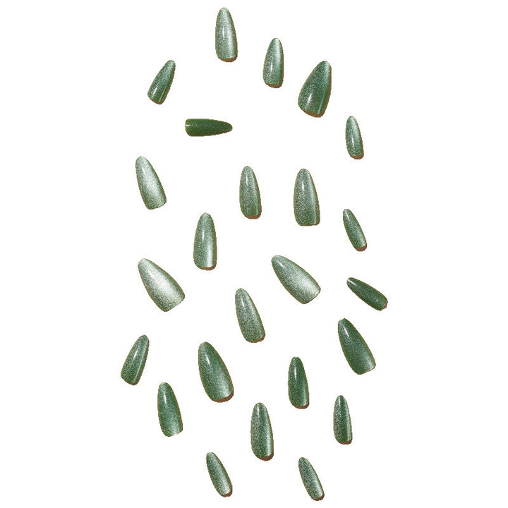 Artificial nails with shimmering glitter and elegant shapes Kalsten