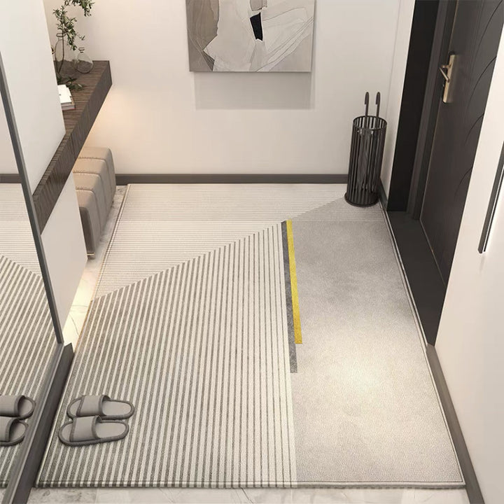 Geometric Patterned Non-Slip Entrance Mat