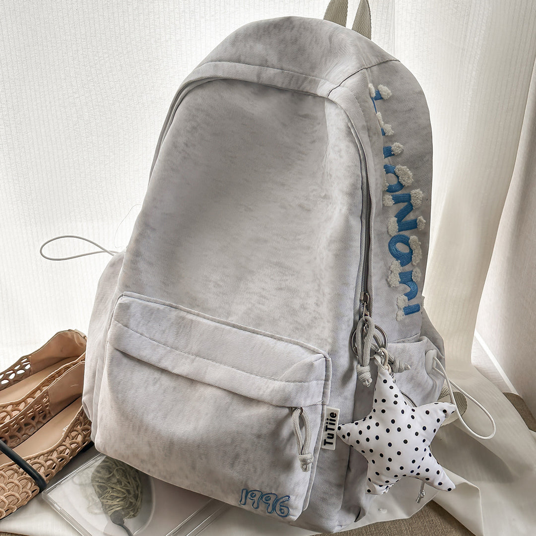 Stylish Embroidered Back-to-School Backpack Kalsten