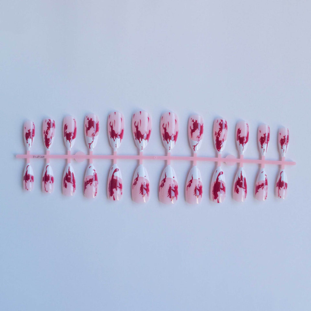 Artistic Blood Drip Nail Art Set