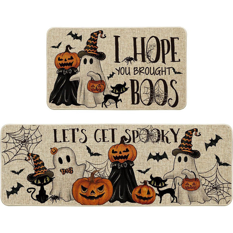 Halloween-Themed Decorative Mat