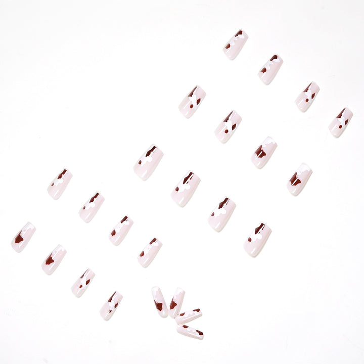 Artistic acrylic nails with elegant gradient and creative designs Kalsten