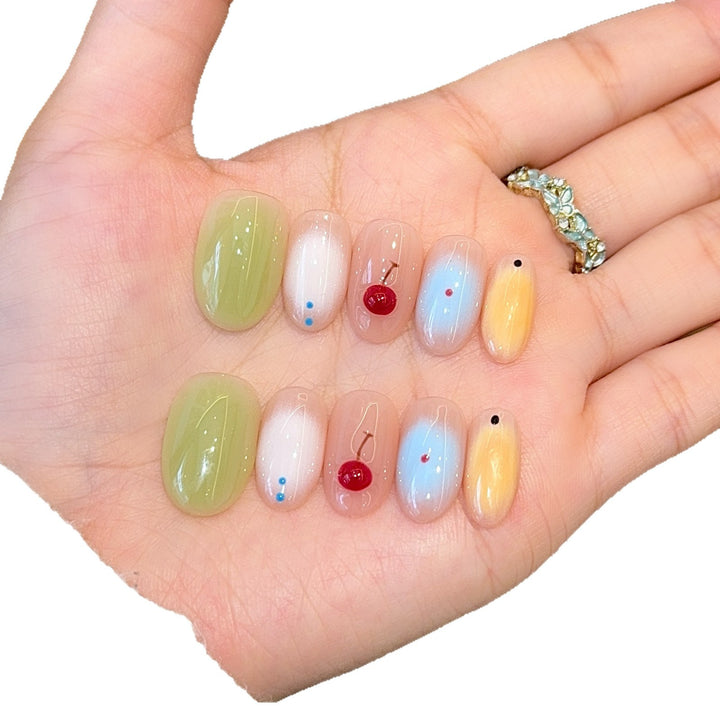 Art Nail Design with Cheerful Fruit Motif Kalsten