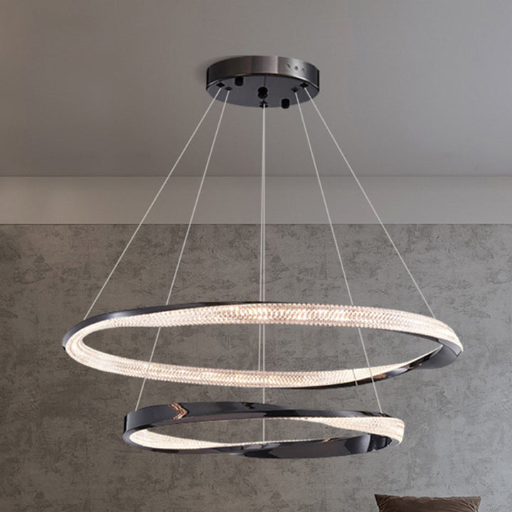 Modern Suspension Ring Chandelier