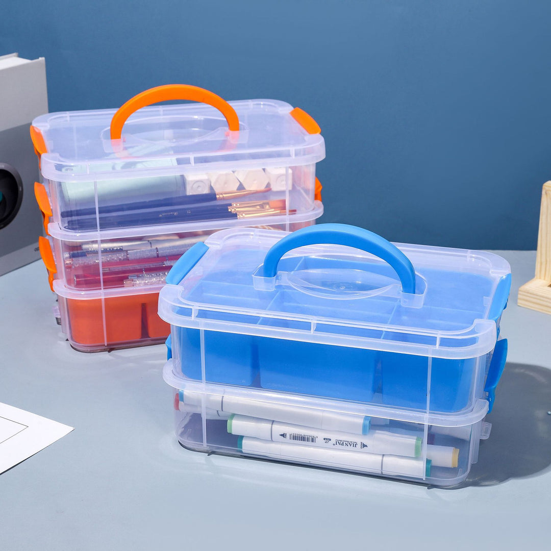 Stackable Multi-Compartment Storage Organizer Kalsten