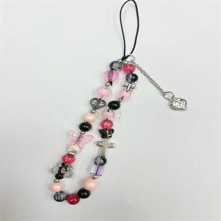Decorative Beaded Phone Lanyard Kalsten 1790135408