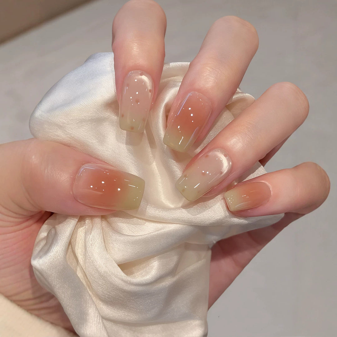 Elegant Square Gel Press-On Nails Kalsten