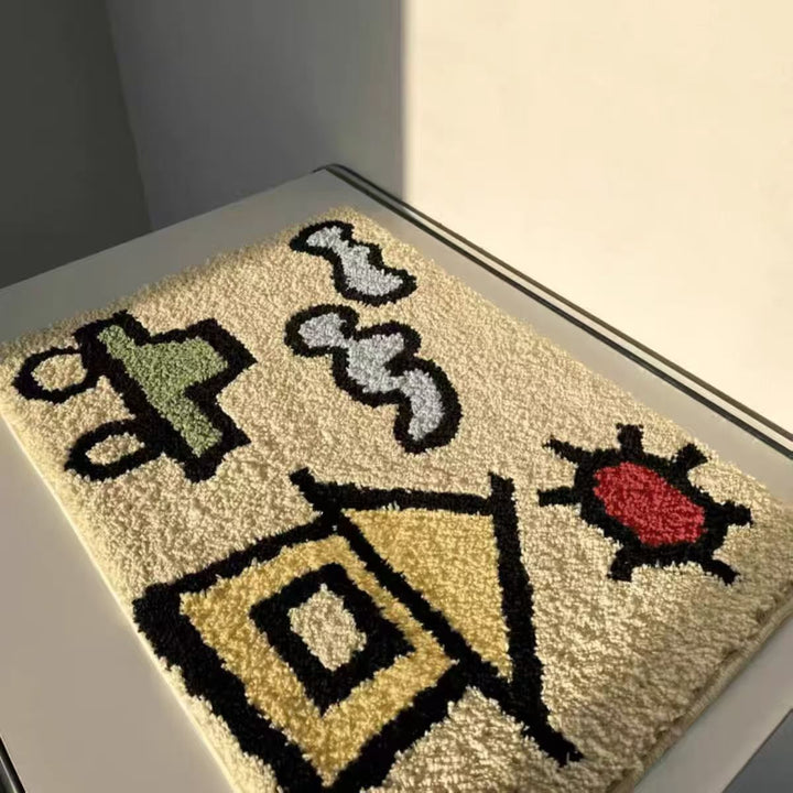 Decorative House-Shaped Bath Mat Kalsten
