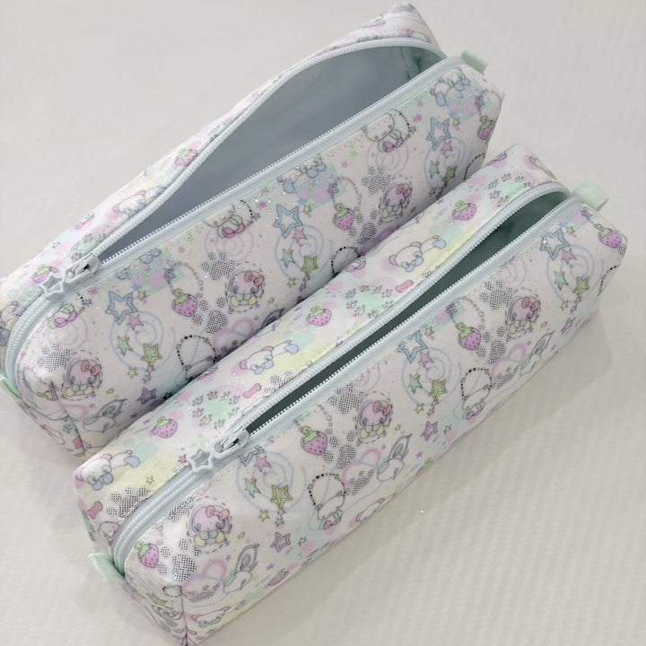 Versatile Cartoon-Printed Pencil Case
