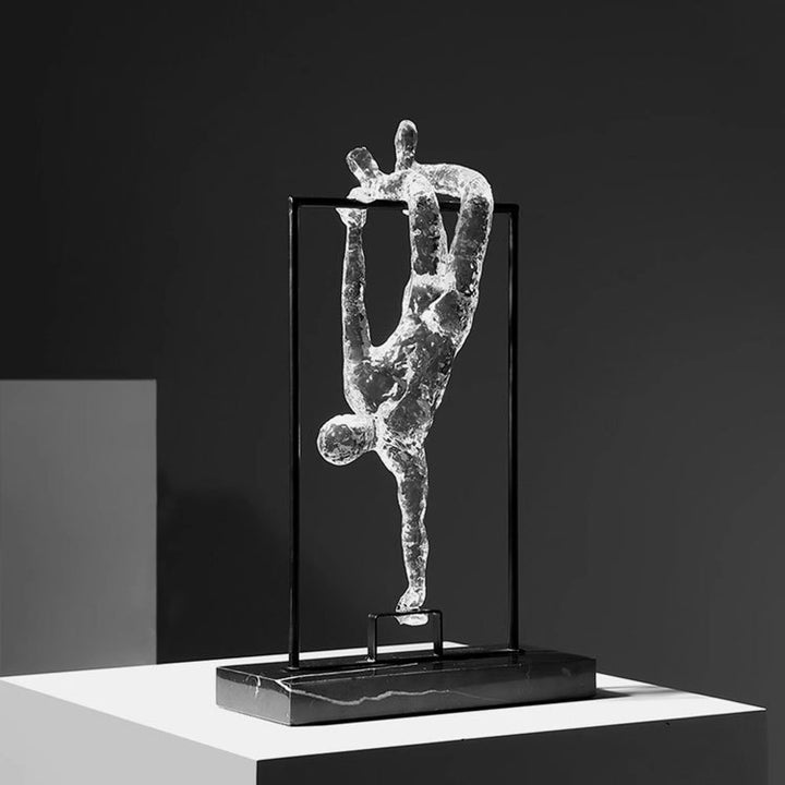Abstract Artistic Gymnast Sculpture