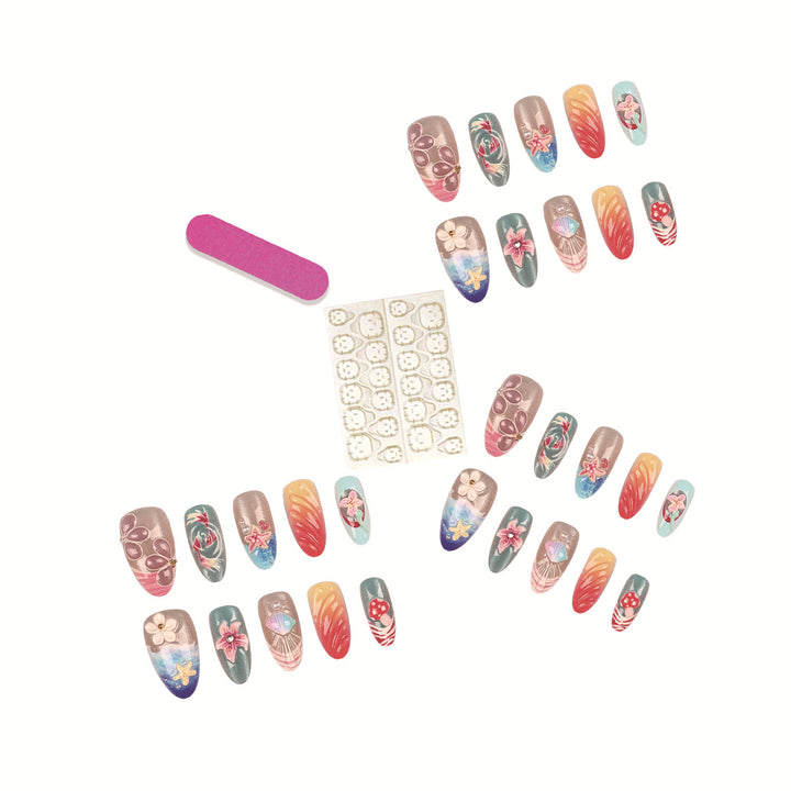 Artistic Tropical Nail Art Collection