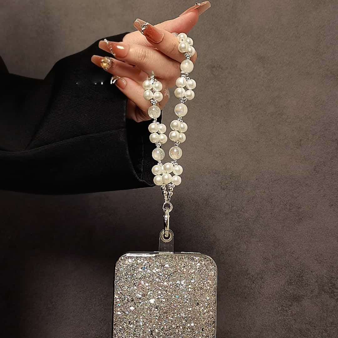 Elegant Decorative Pearl Phone Strap Kalsten