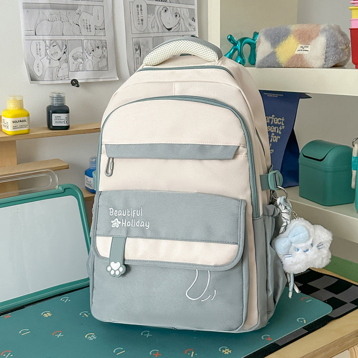 Cute Illustrated Patterned Backpack Kalsten