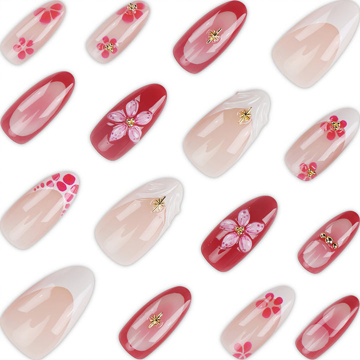 Floral Art Press-On Nail Set Kalsten