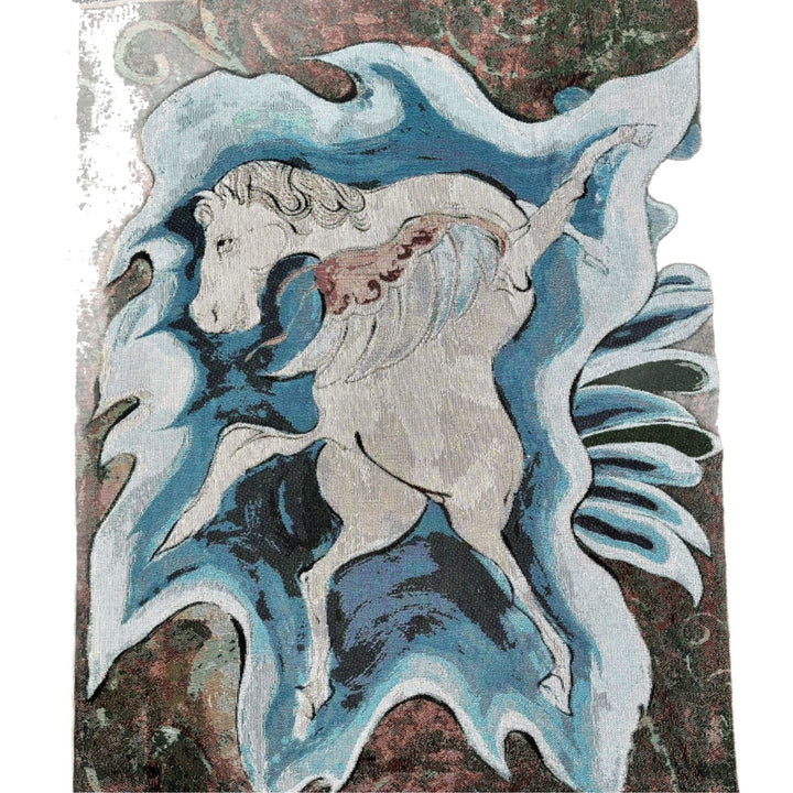 Artistic Unicorn-Themed Throw Blanket