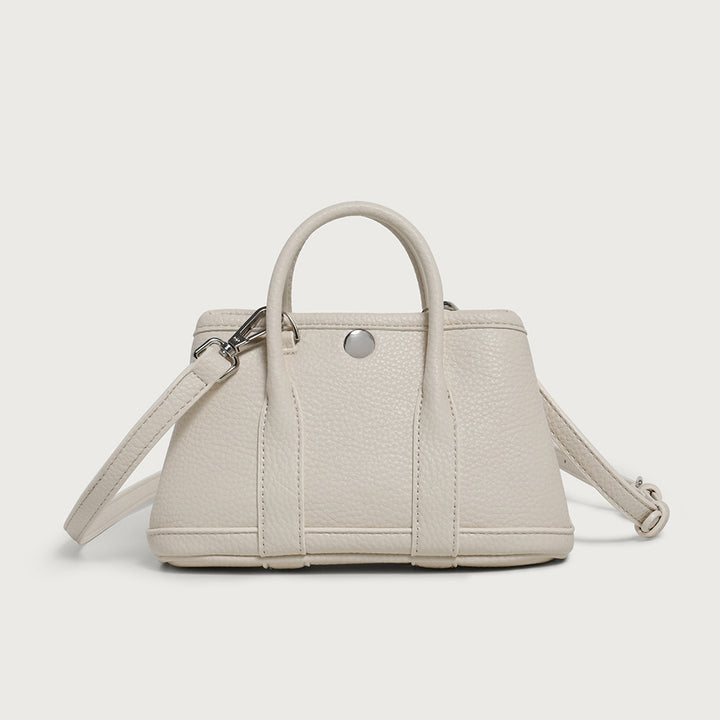 Classic Textured Leather Handbag