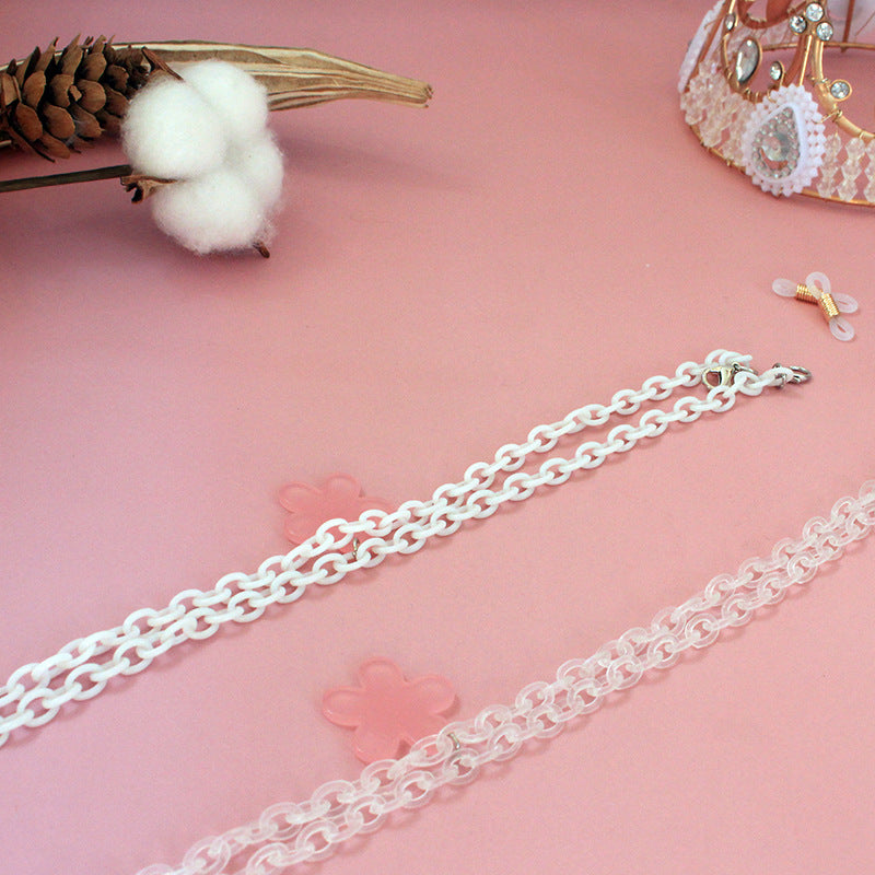 Fashionable chain strap with flower-shaped pendant Kalsten