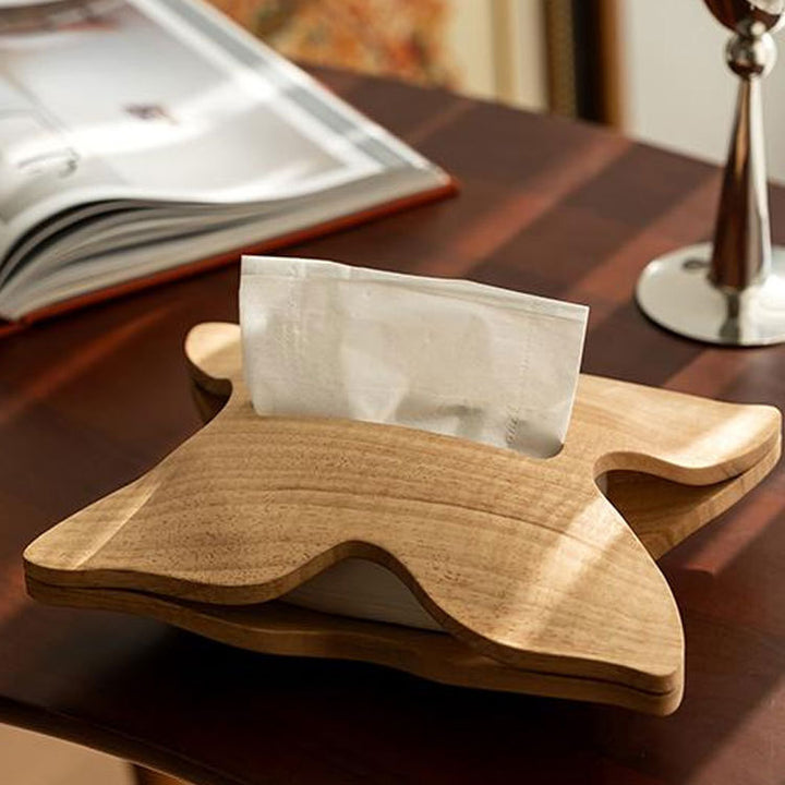 Artistic Wooden Tissue Box Holder