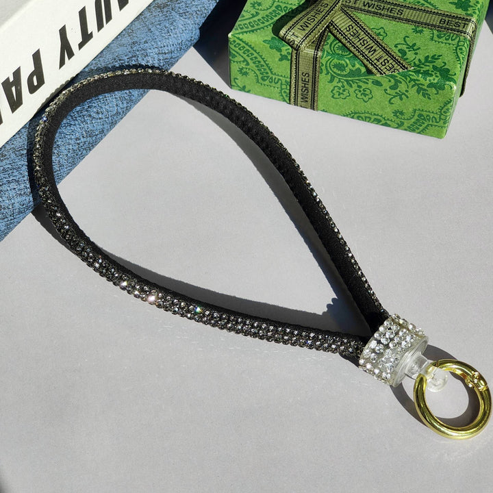 Sparkling Rhinestone Phone Lanyard Kalsten