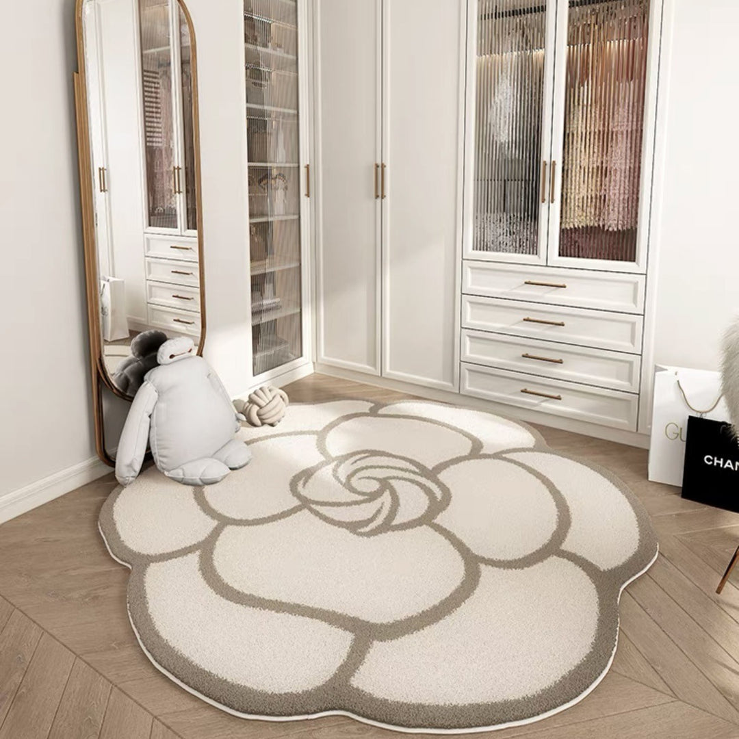 Floral Design Area Rug for Home