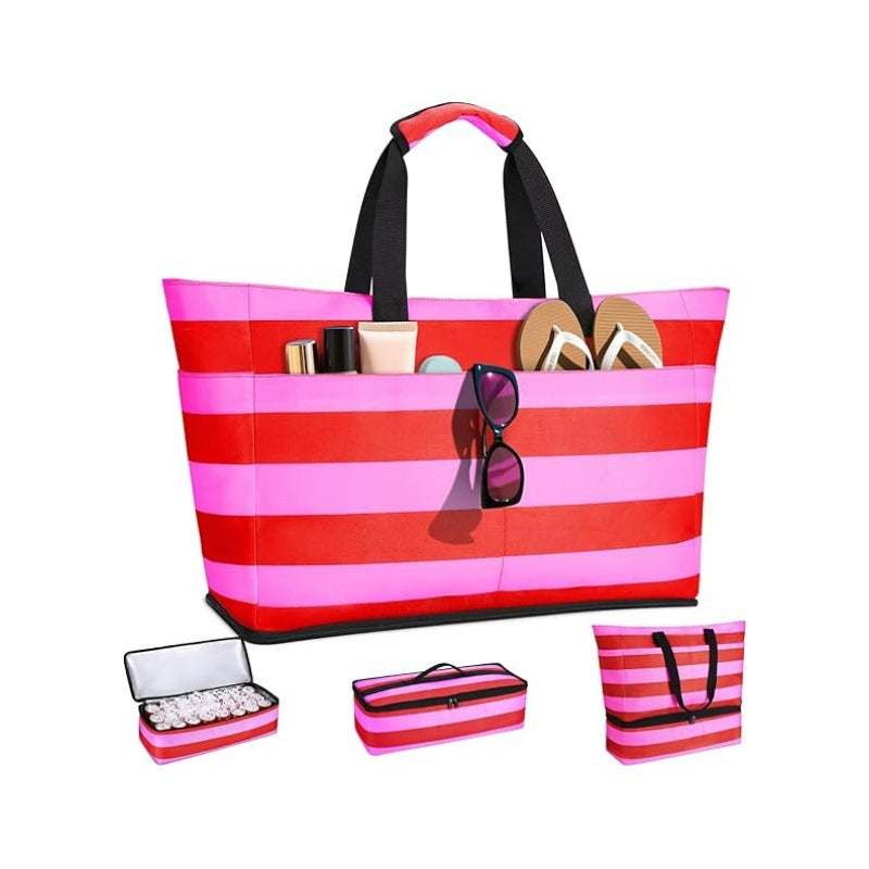 Beach bag with multiple compartments Kalsten