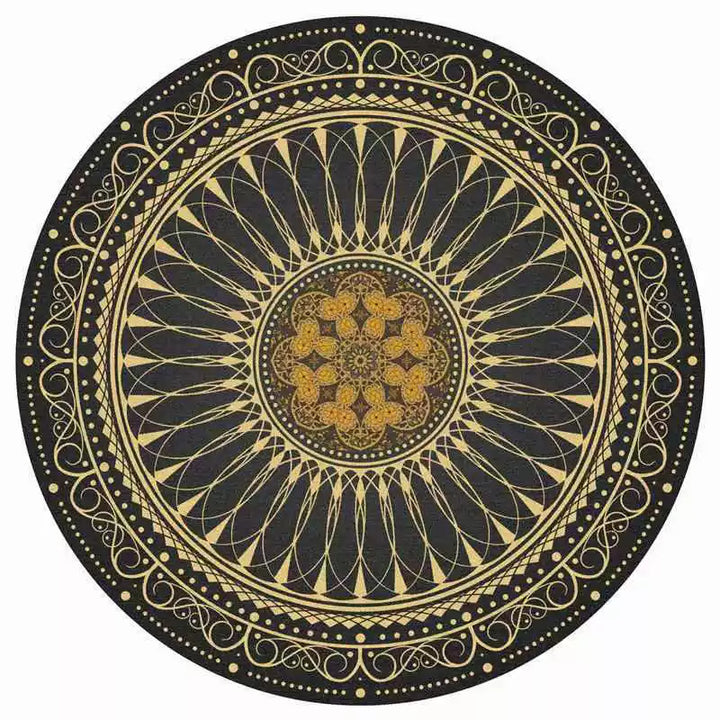 Round Vintage Area Rug