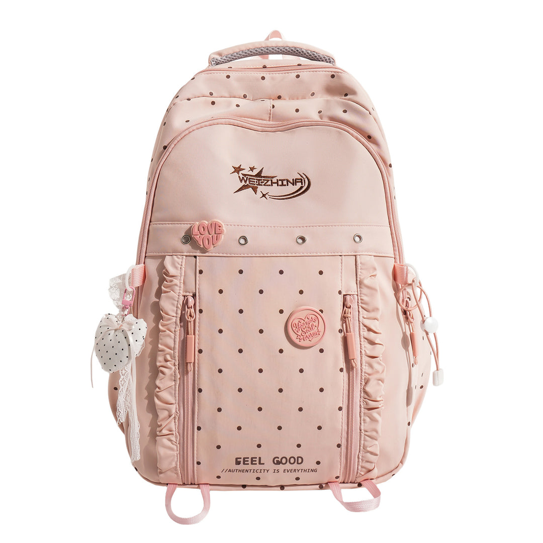 Stylish Dotted Backpack Kalsten