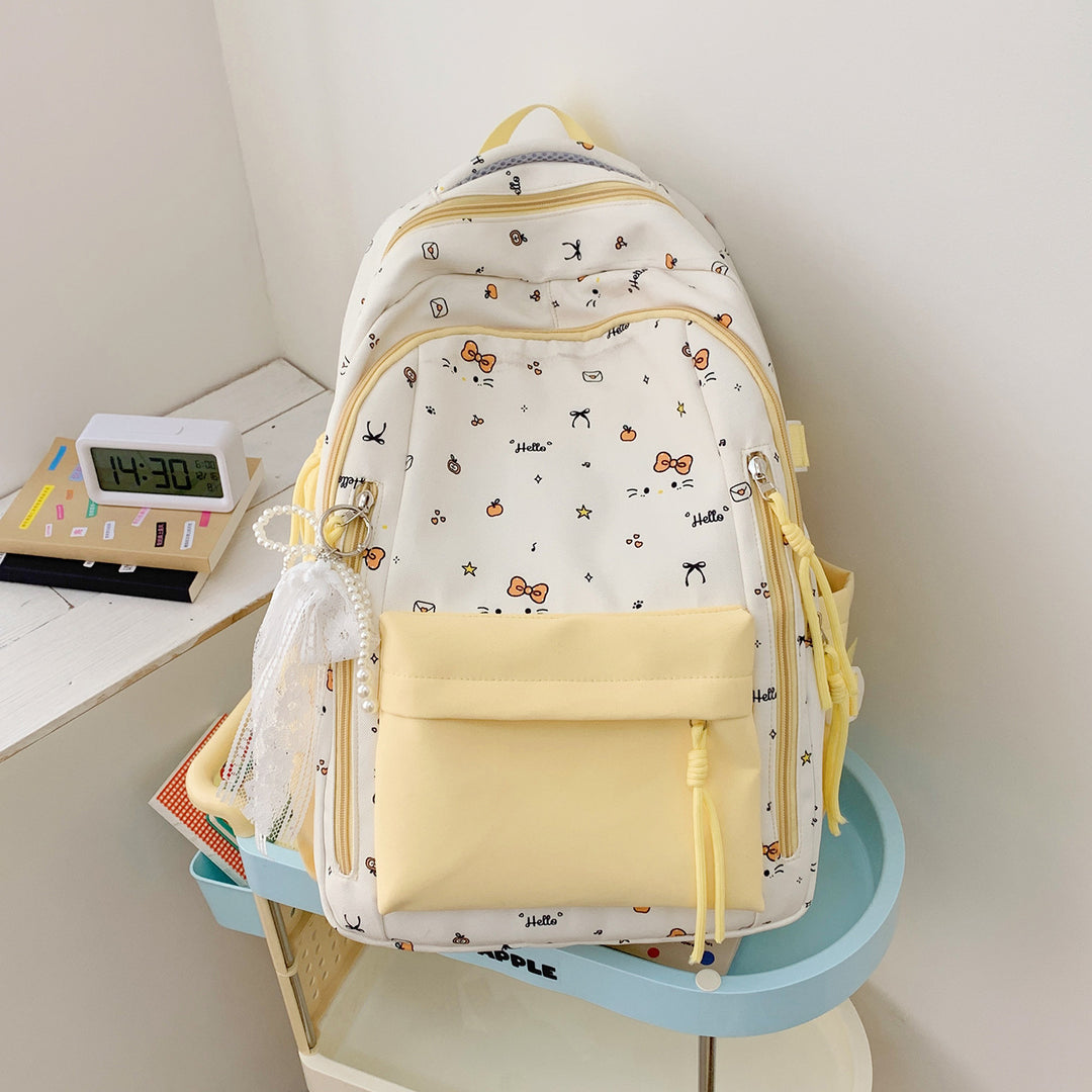 Leisure backpack with charming design and practical compartments Kalsten