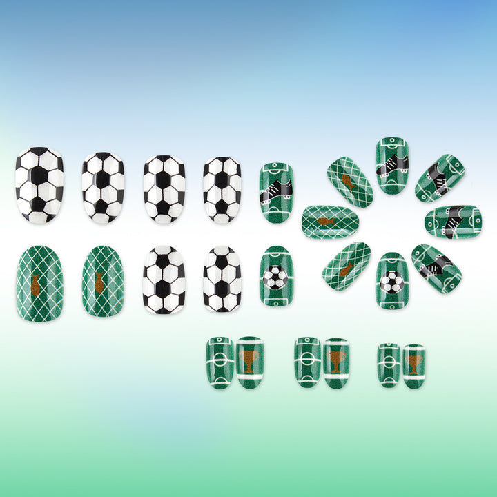 Themed Soccer Nail Art Set Kalsten