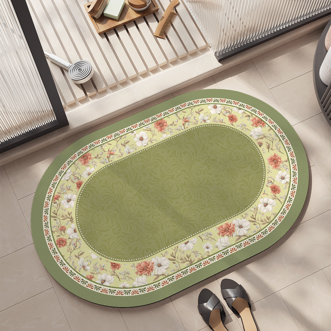Decorative Floral Area Rug
