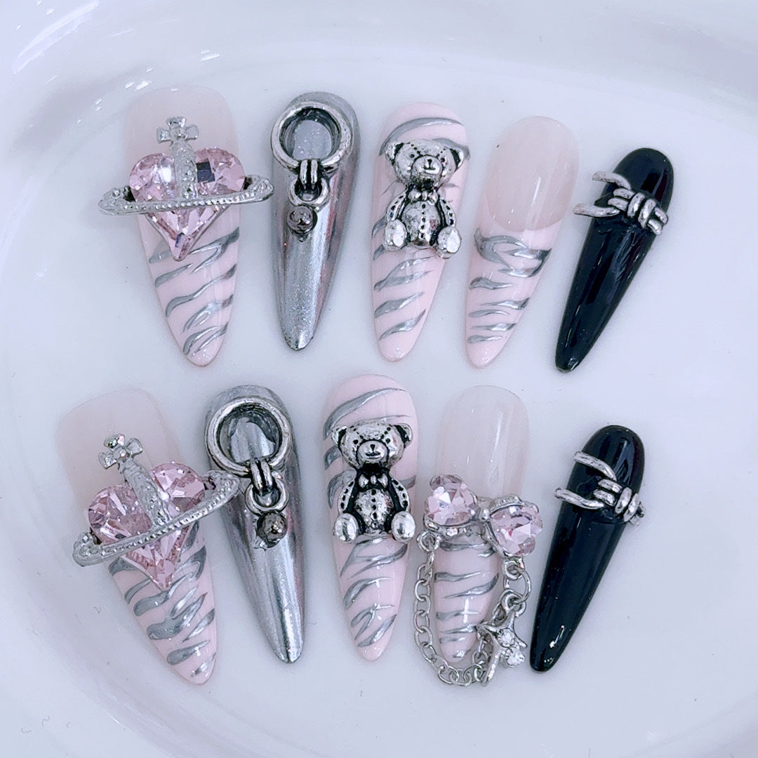 Glamorous Decorative Nail Tips