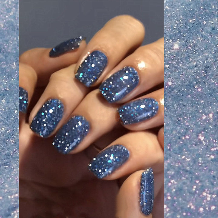 Glittering Full-Coverage Press-On Nails Kalsten