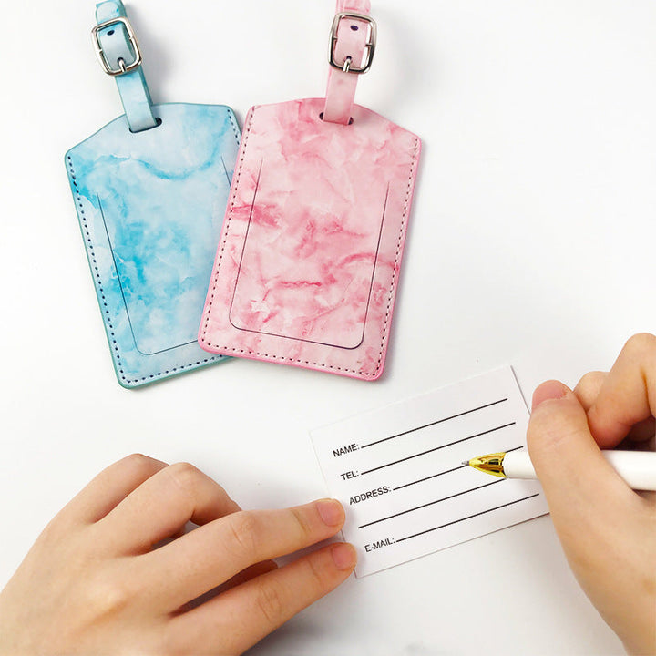Marble Pattern Luggage Tag Kalsten