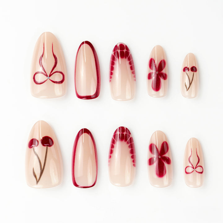 Elegant Ombre Press-On Nails Kalsten