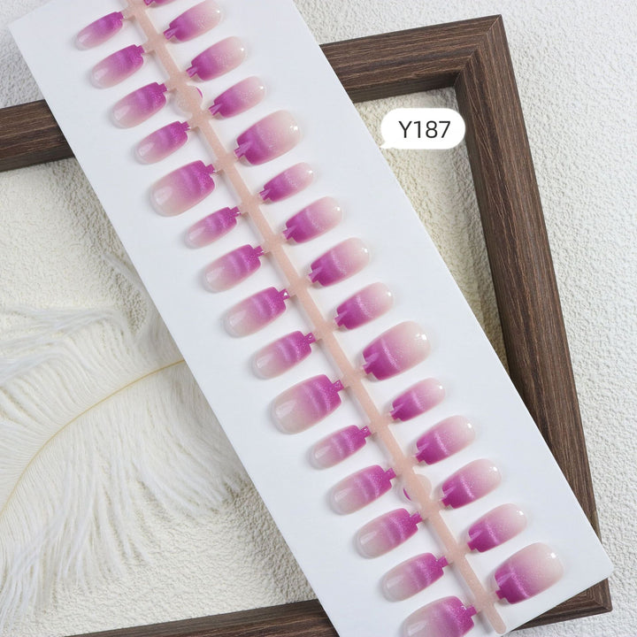 Glamorous Glossy Press-On Nails