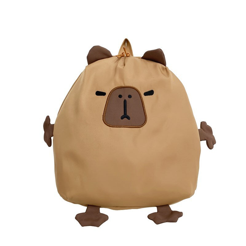 Plush Cartoon Animal-Themed Backpack