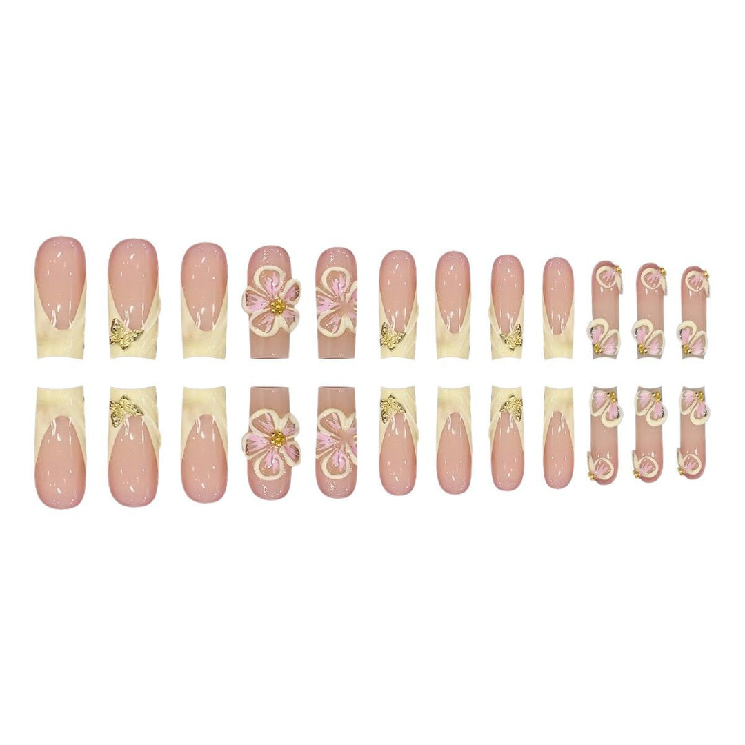 Artistic 3D Floral Nail Art Design Kalsten