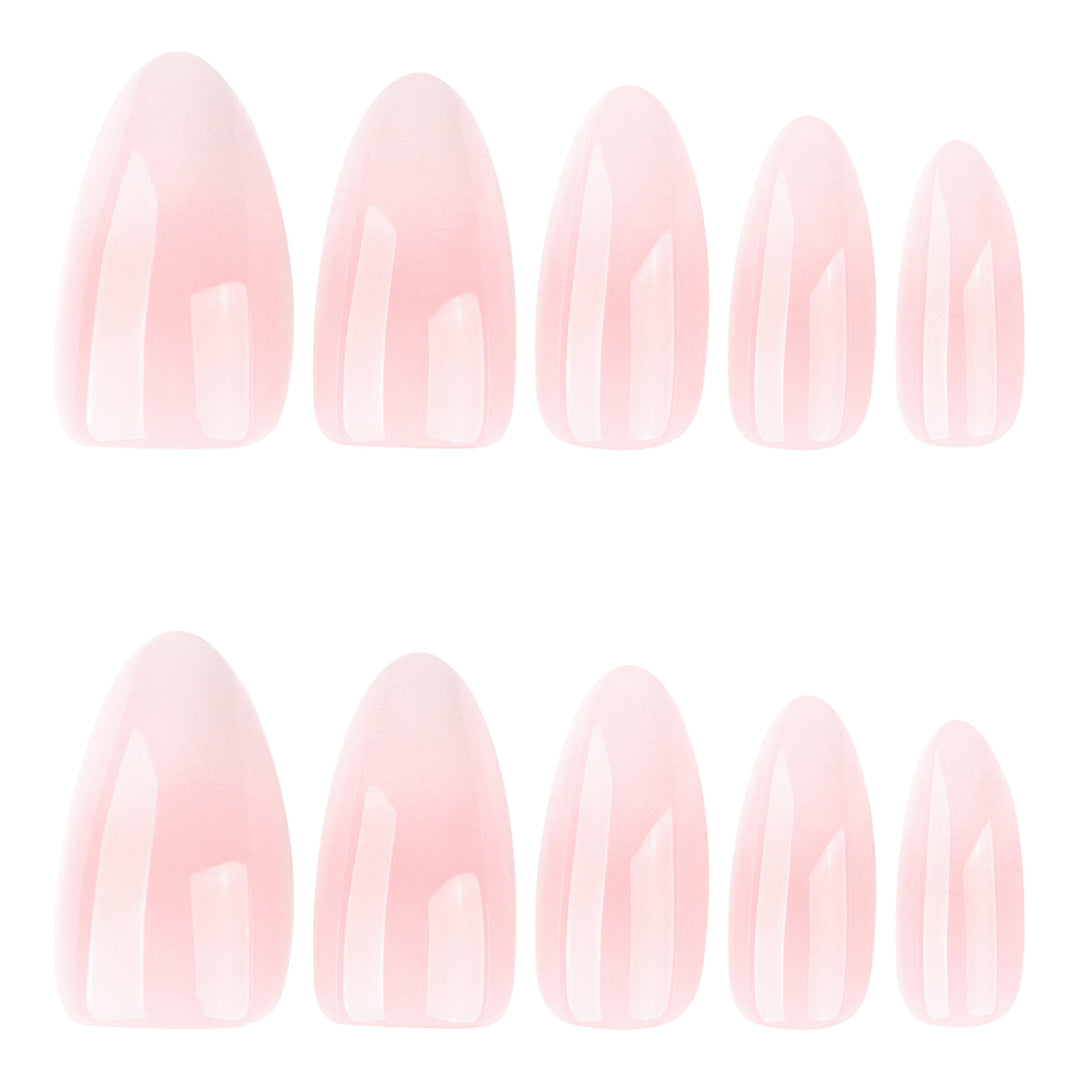 Stylish nail extensions with delicate ombre design Kalsten